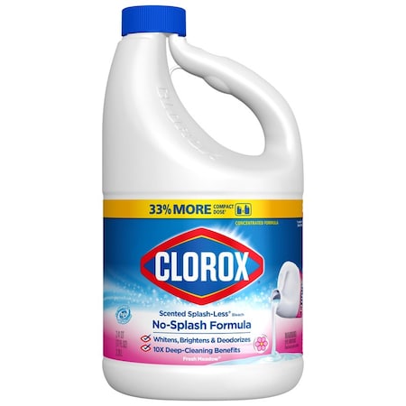 Clorox Splash-Less Fresh Meadow Scent Bleach 77 oz 32387